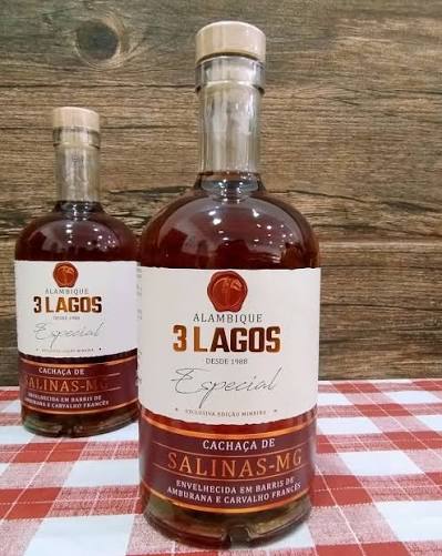 CACHAÇA ESPECIAL BLEND AMBURANA CARVALHO 750ML 3 LAGOS