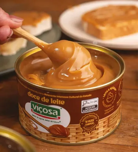 DOCE DE LEITE PURO PASTOSO LATA 400GR VICOSA