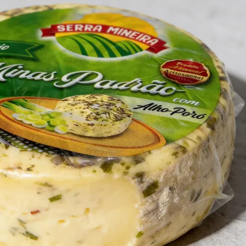 QUEIJO MINAS PADRAO ALHO PORO SERRA MINEIRA 470G
