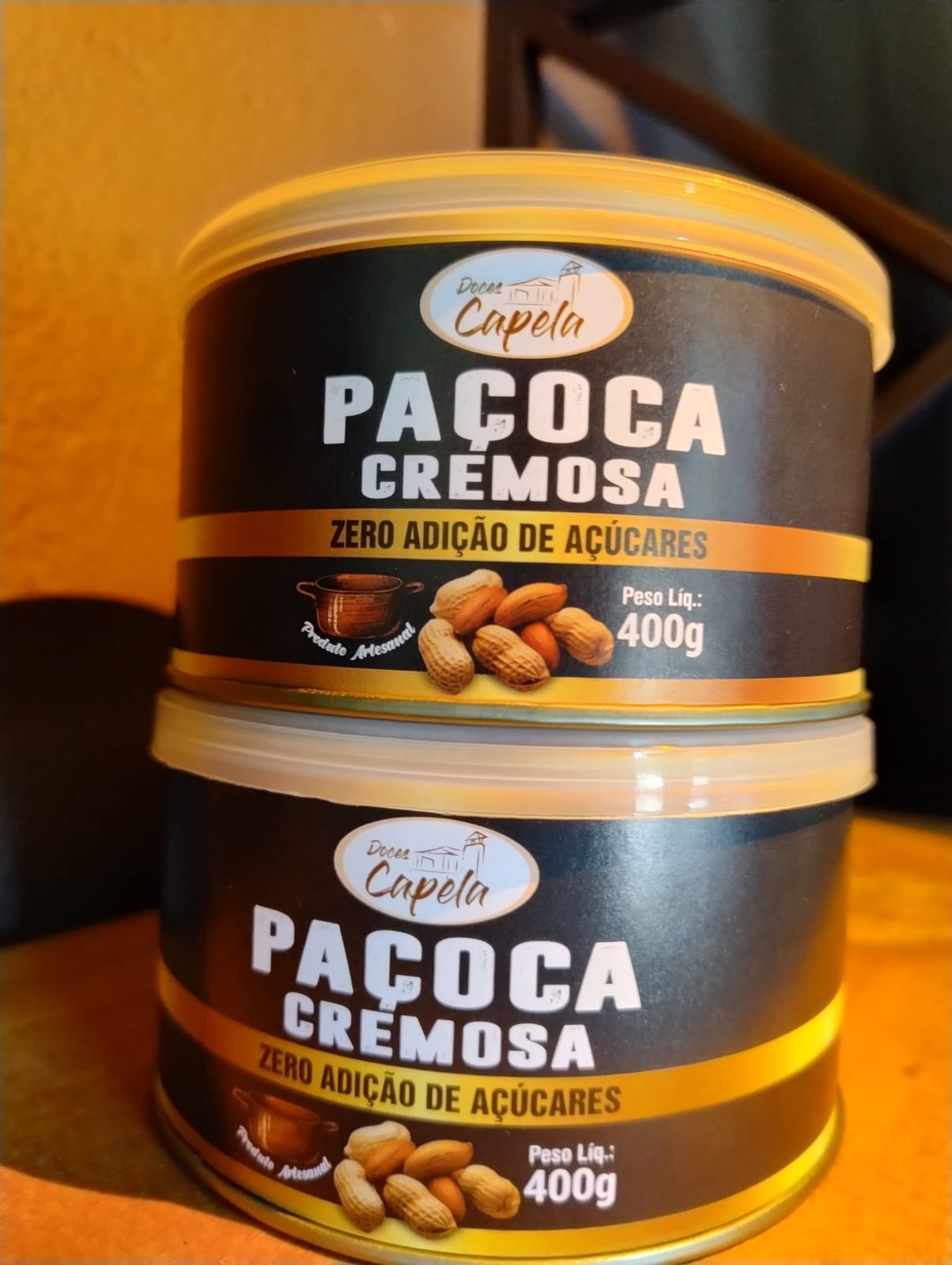 PACOCA CREMOSA LATA ZERO 400GR CAPELA