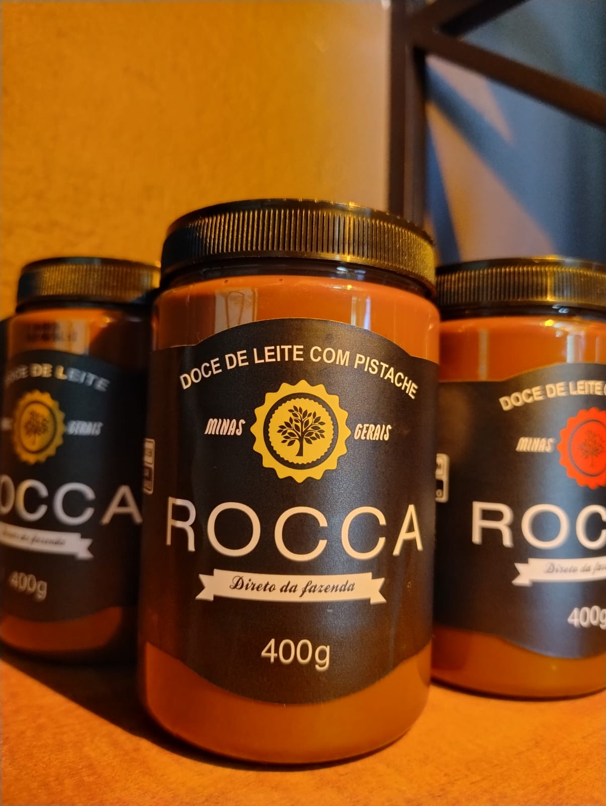 DOCE DE LEITE C PISTACHE 400GR ROCCA