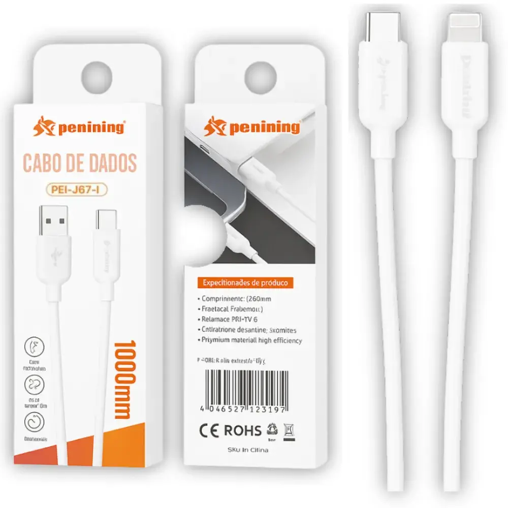 Cabo USB-C Lightning PEI-J67-I