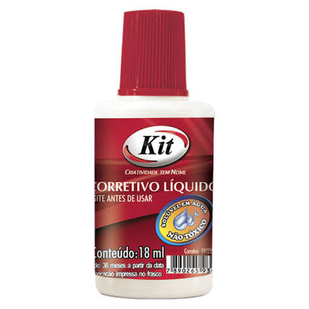 Corretivo líquido KIT 18ML