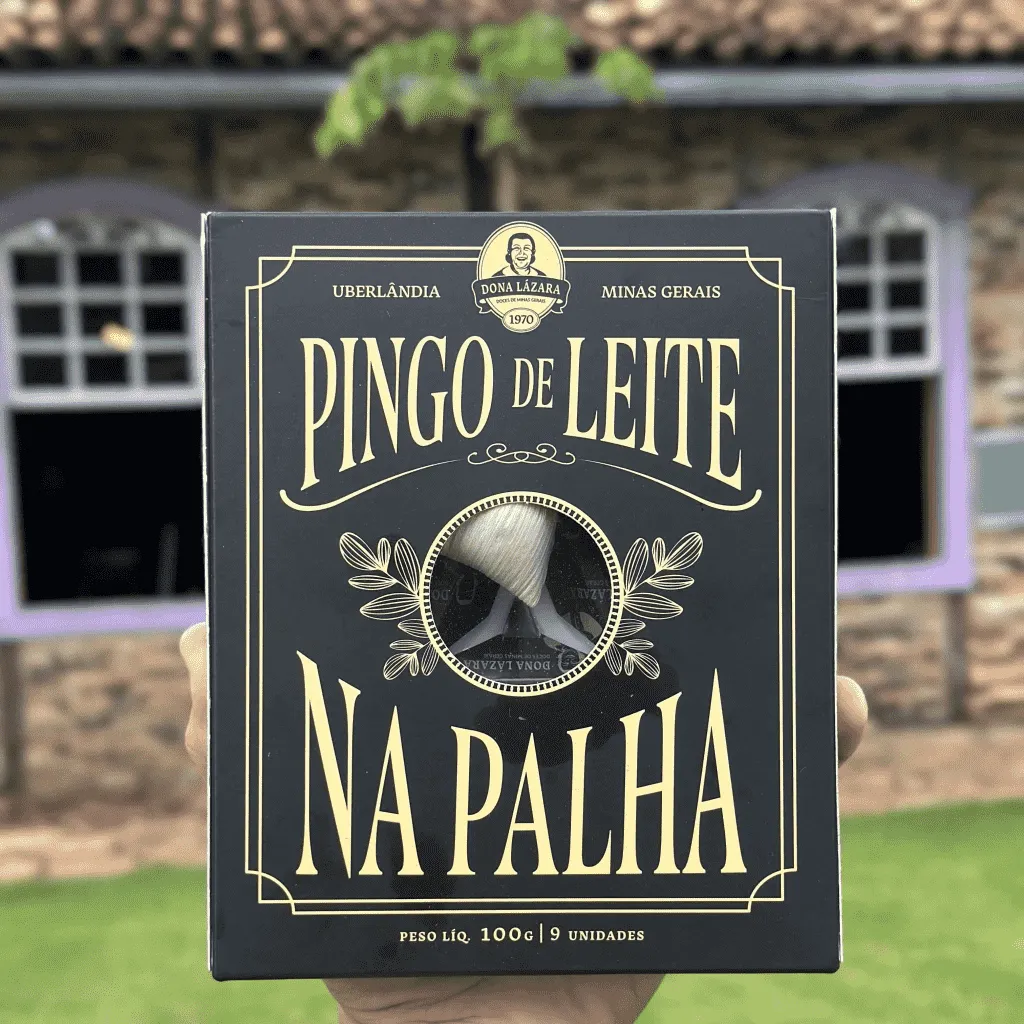 PINGO DE LEITE NA PALHA BOXE 100G