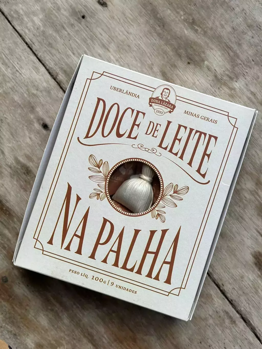 DOCE DE LEITE NA PALHA - BOXE 100G