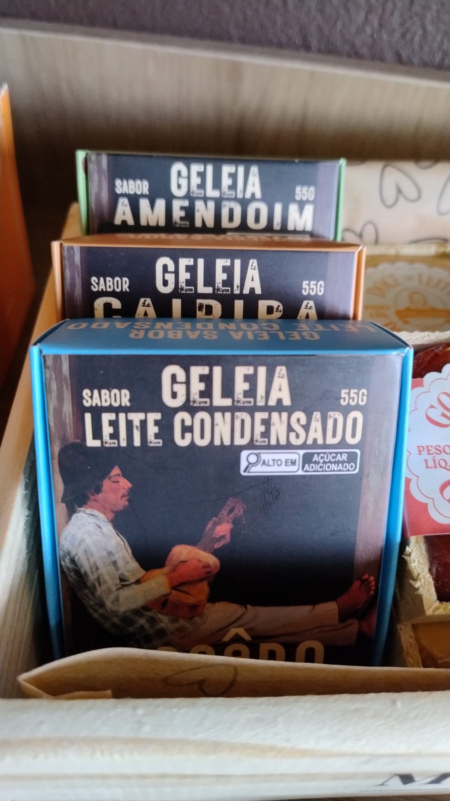 GELEIA CAIPIRA LEITE CONDENSADO - MINIBOX 55G