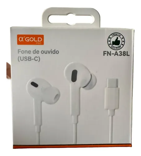 Fone TIPO C Branco FN-A38L