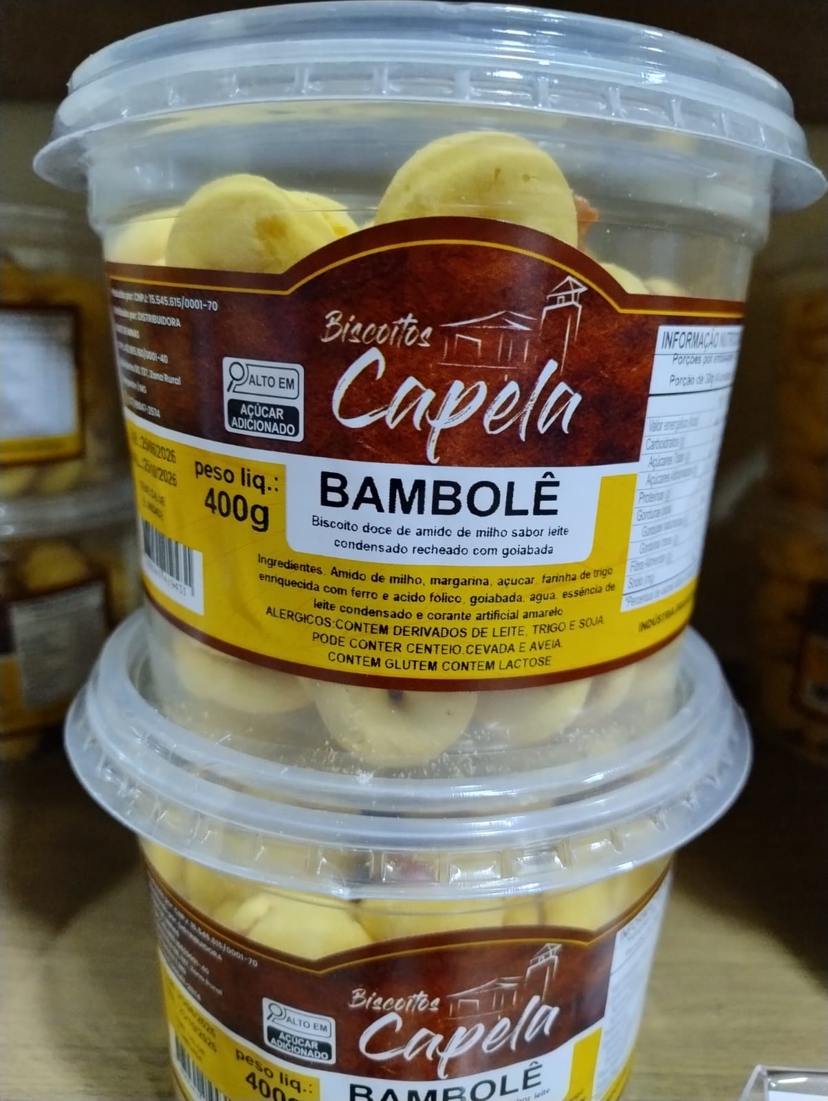 BISCOITO BAMBOLE - CAPELA 400 G