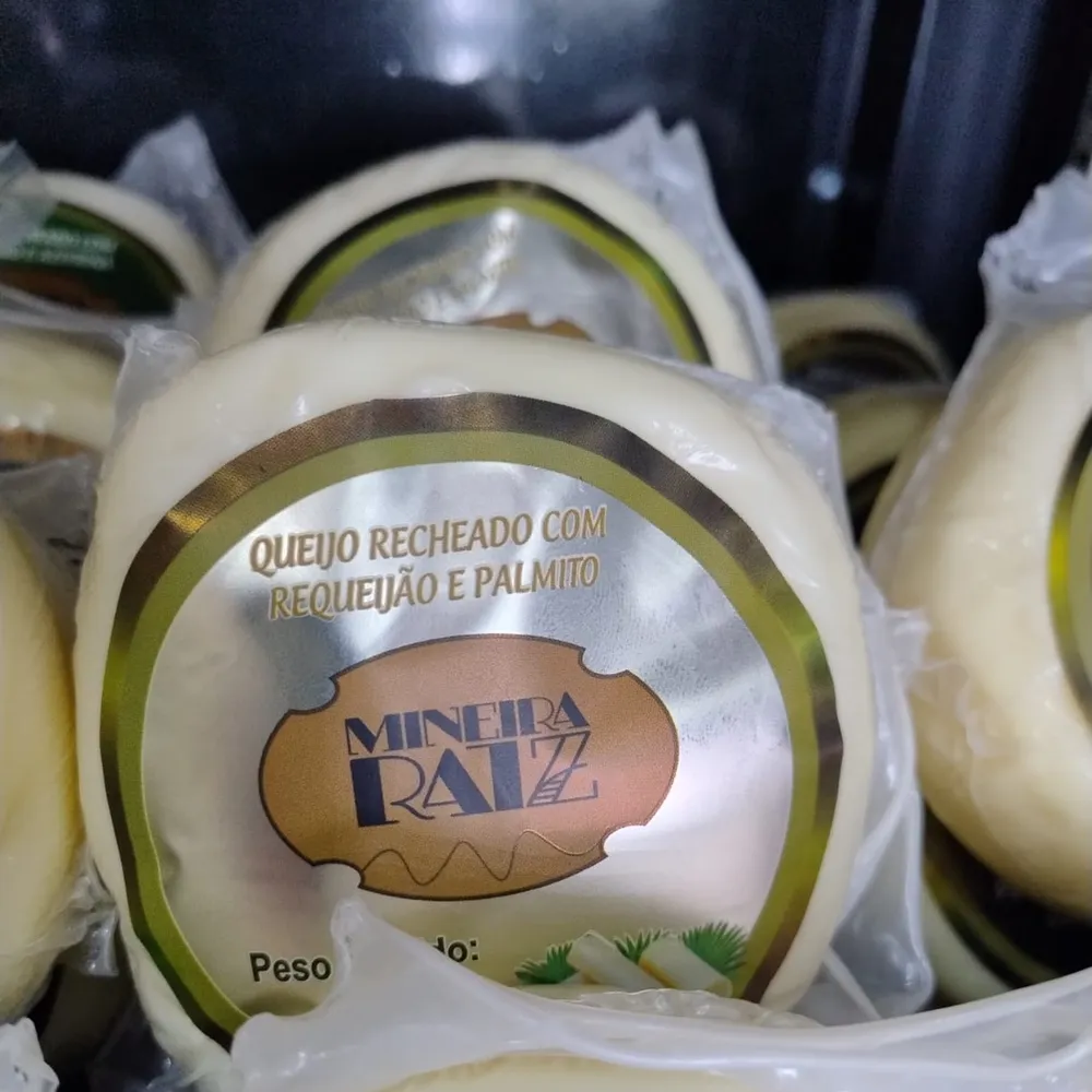 QUEIJO C/ REQUEIJAO C PALMITO 350G MINEIRA RAIZ