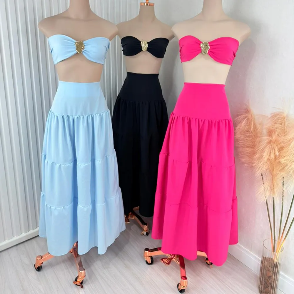 Conjunto longo fivela