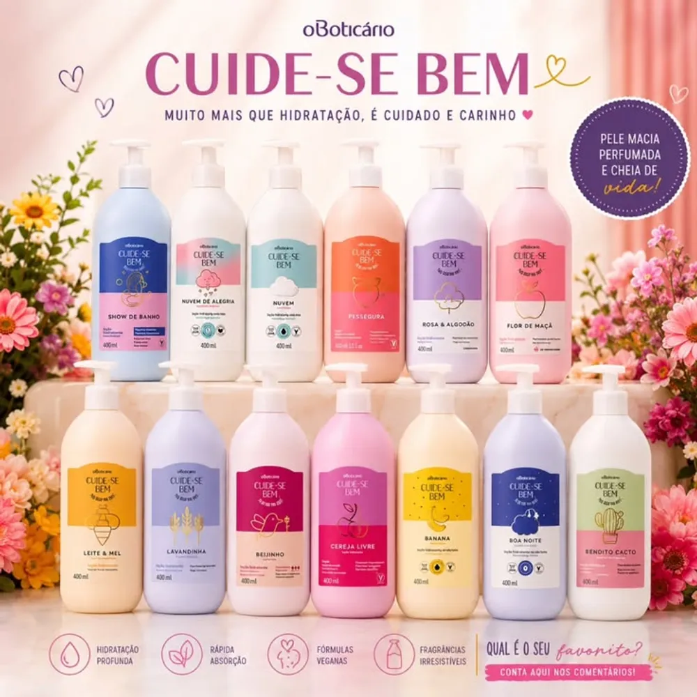 Hidratante Corporal Cuide-se Bem 