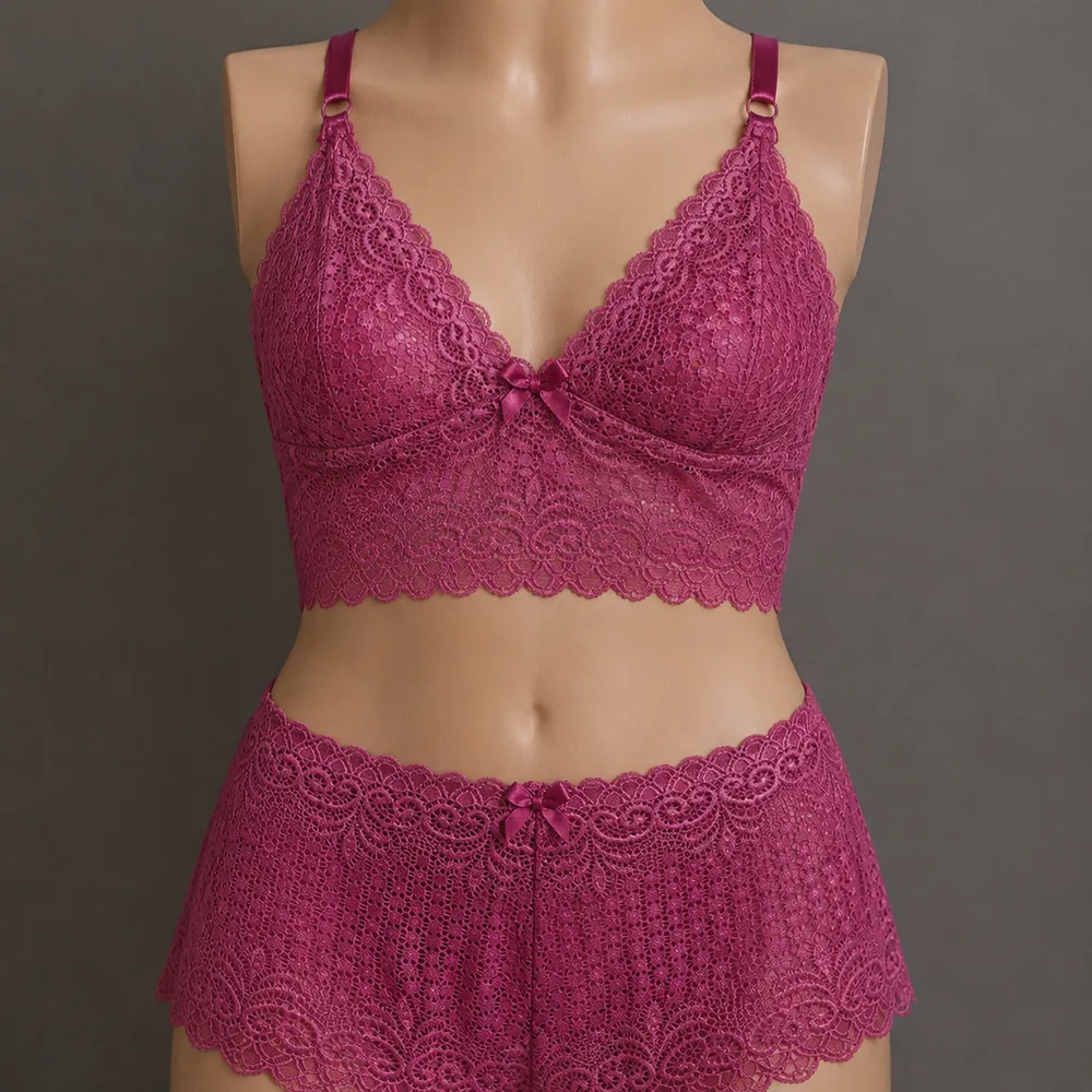 Conjunto renda sem bojo 