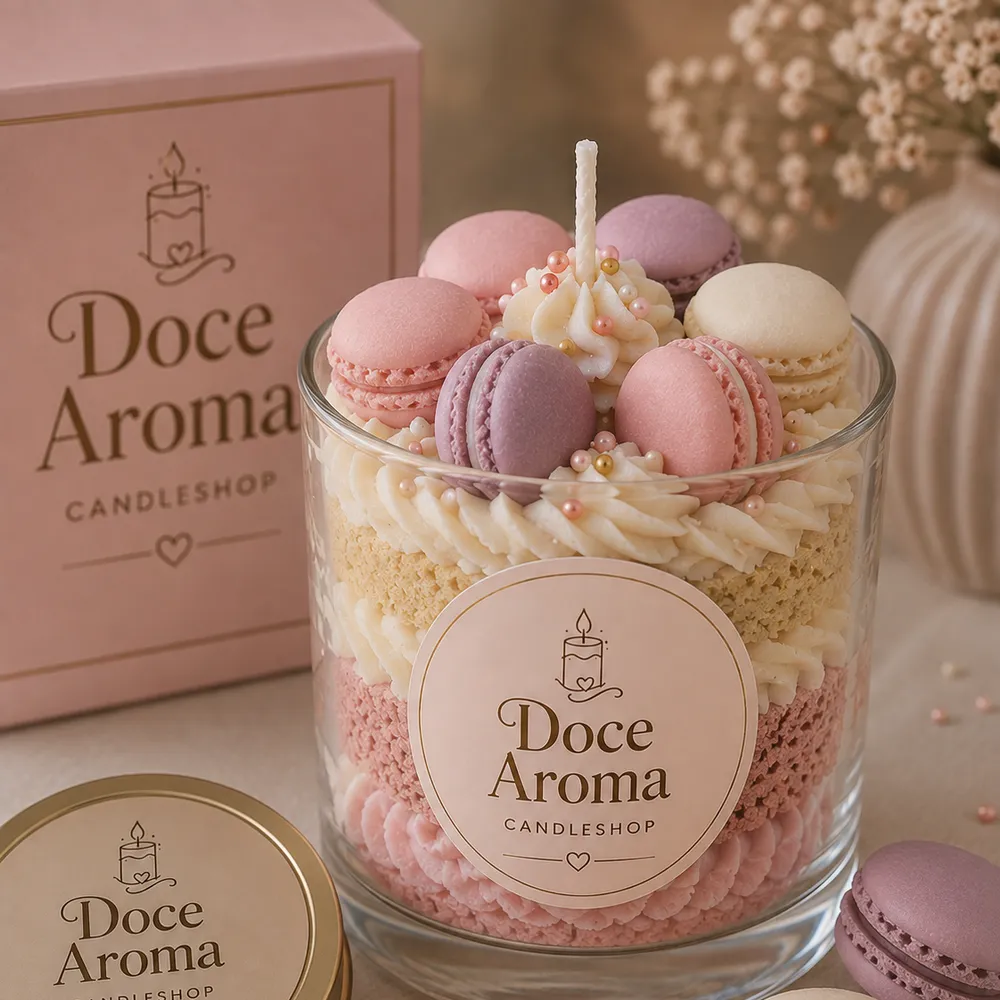 🌸 Vela Macaron
