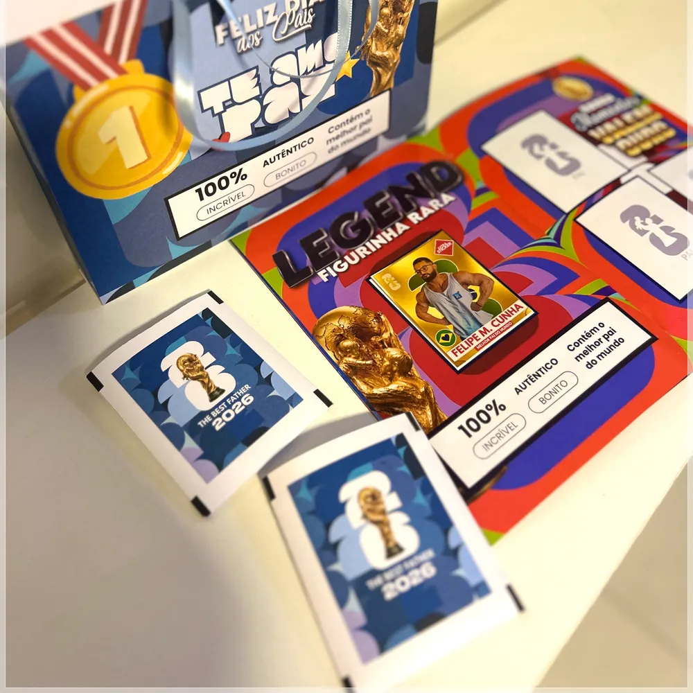 ALBUM DE FIGURINHA DIA DOS PAIS- COPA 2026
