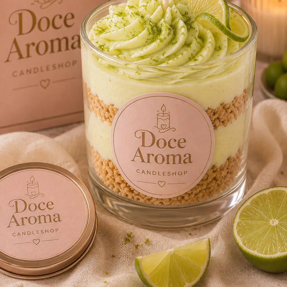 Vela Mousse de Limão 🍋‍🟩 