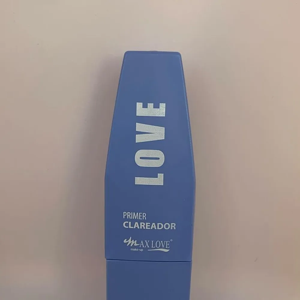 Primer Farcial Vegano Clareador pré Maquiagem Max Love