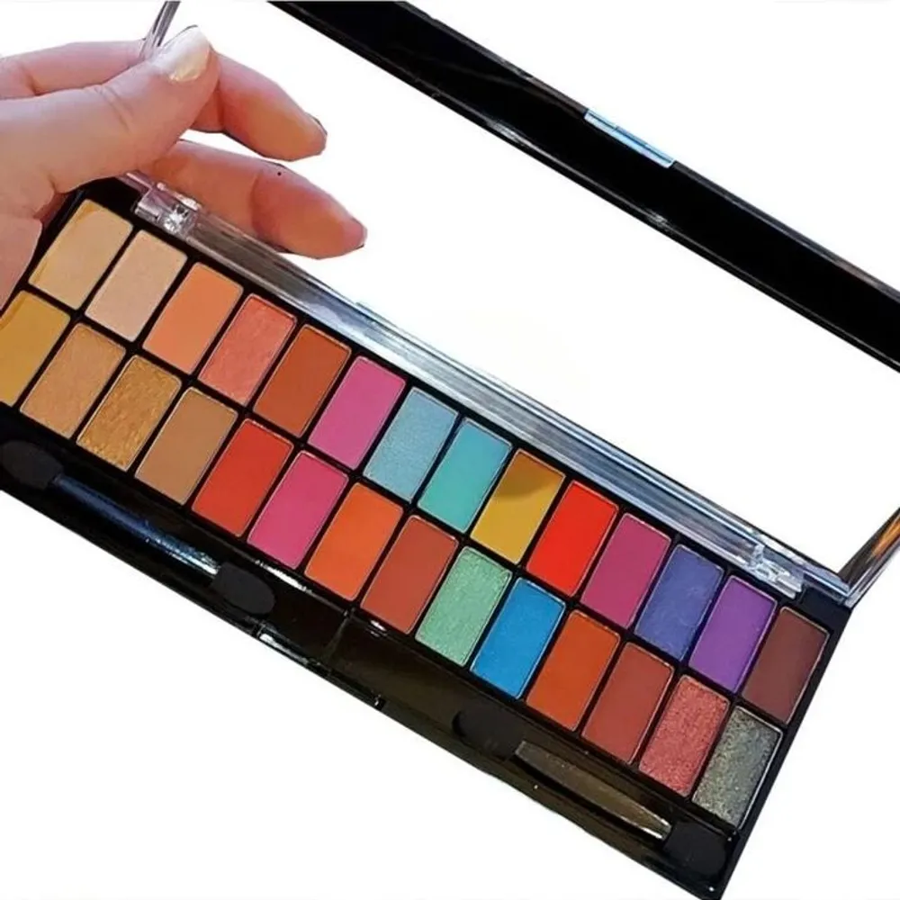 Paleta de Sombra Mattes Cintilantes 28 corres Vivai 