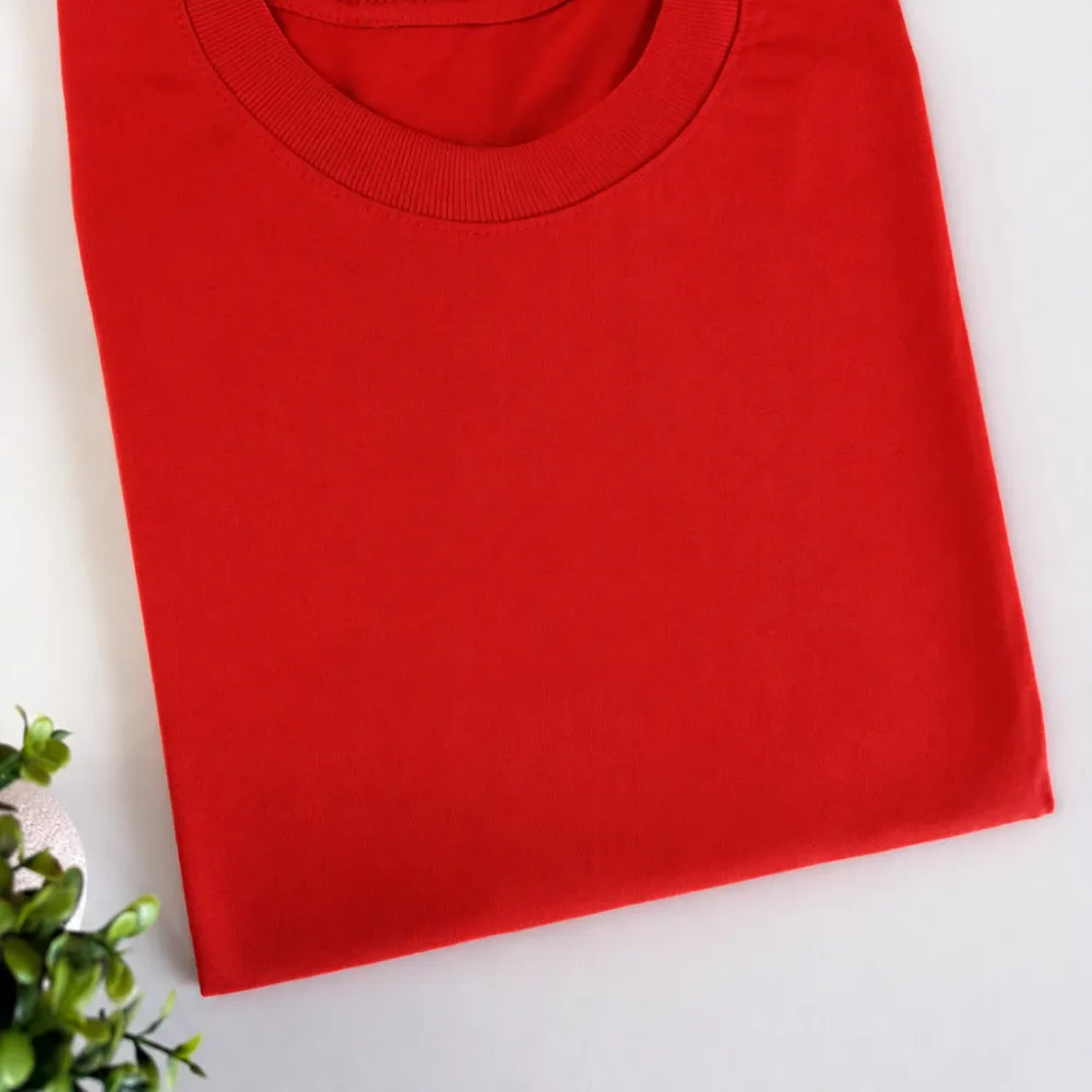 Tshirt Algodão Premium Lisa - Laranja