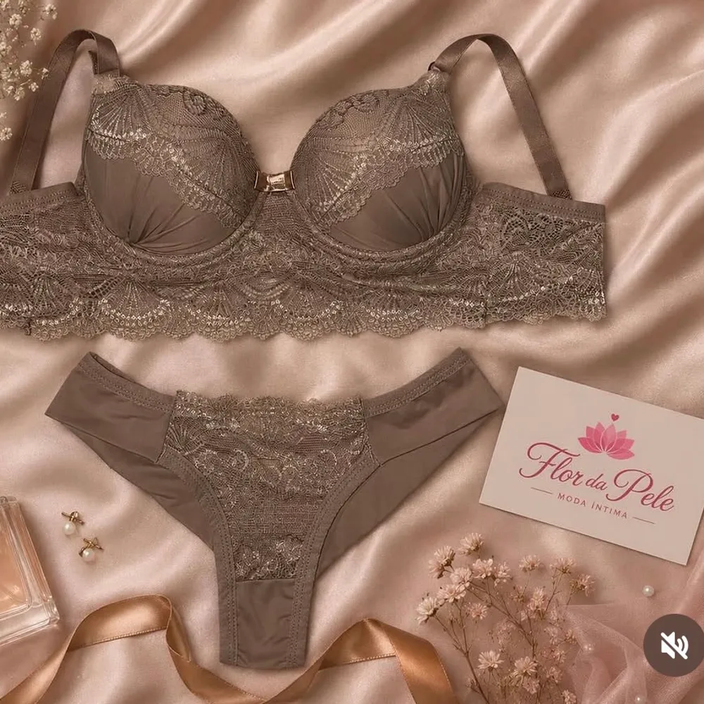 Conjunto Cecília P Nude Ref: 3018
