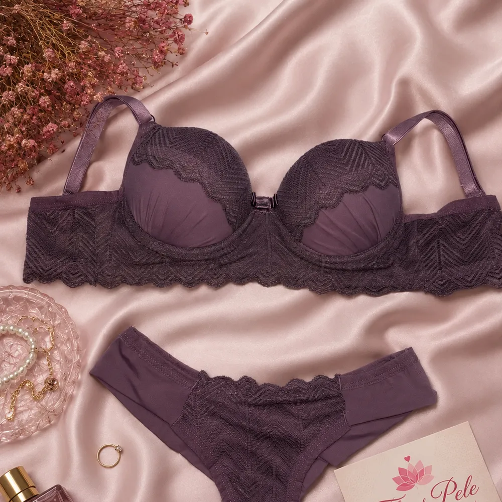 Conjunto Cecília P Ameixa Ref: 3018