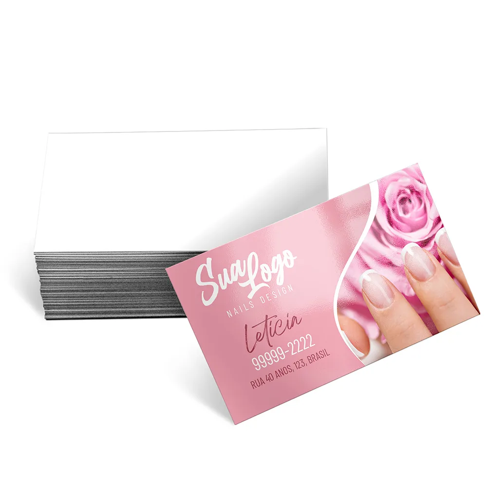Cartão de Visita Personalizado- 4x0- 1000 unidades