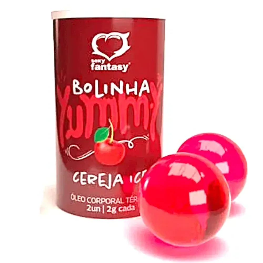 Bolinha Beijável yummy Cereja ice 