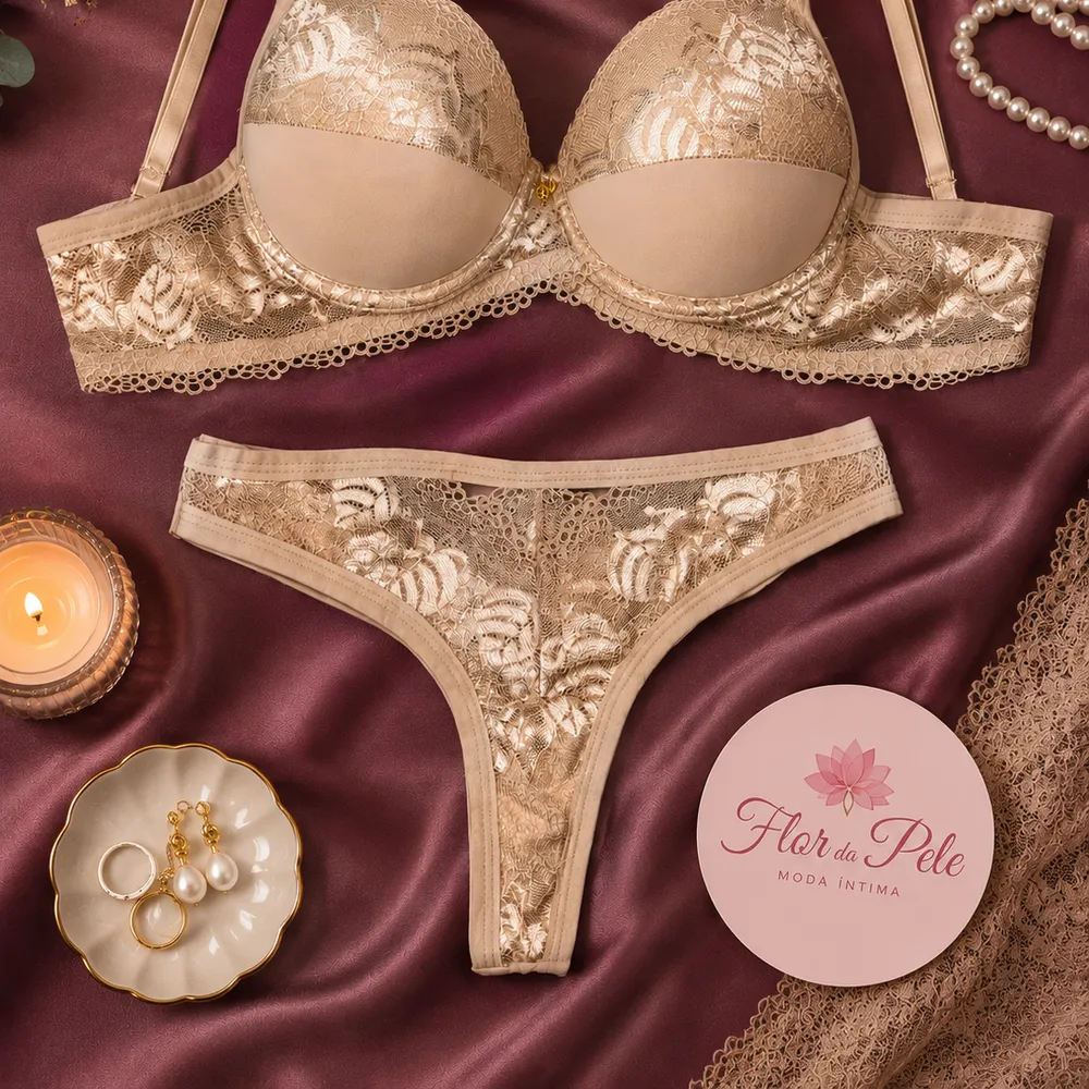 Conjunto Estilosa G Nude Ref: 3715