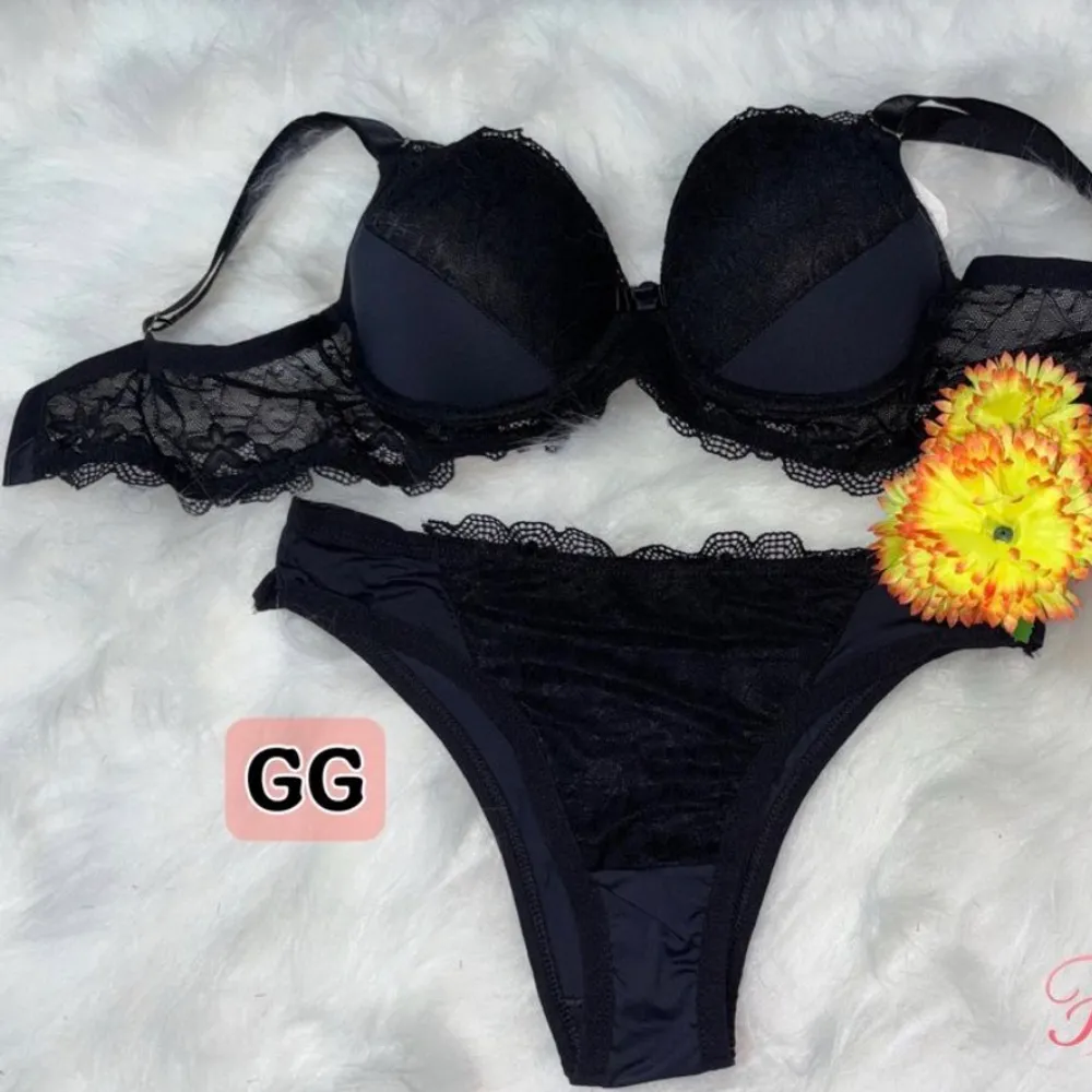 Conjunto Estilosa GG Preto Ref: 3719