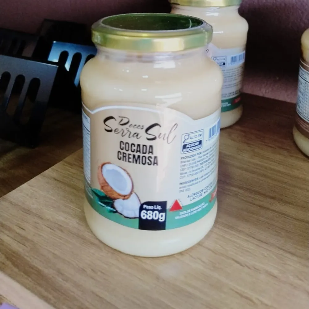 COMPOTA COCADA CREMOSA 680G SERRA SUL