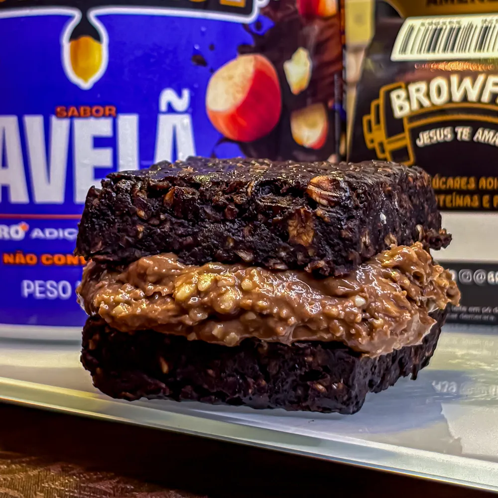 Brownie de Aveia com Avelã