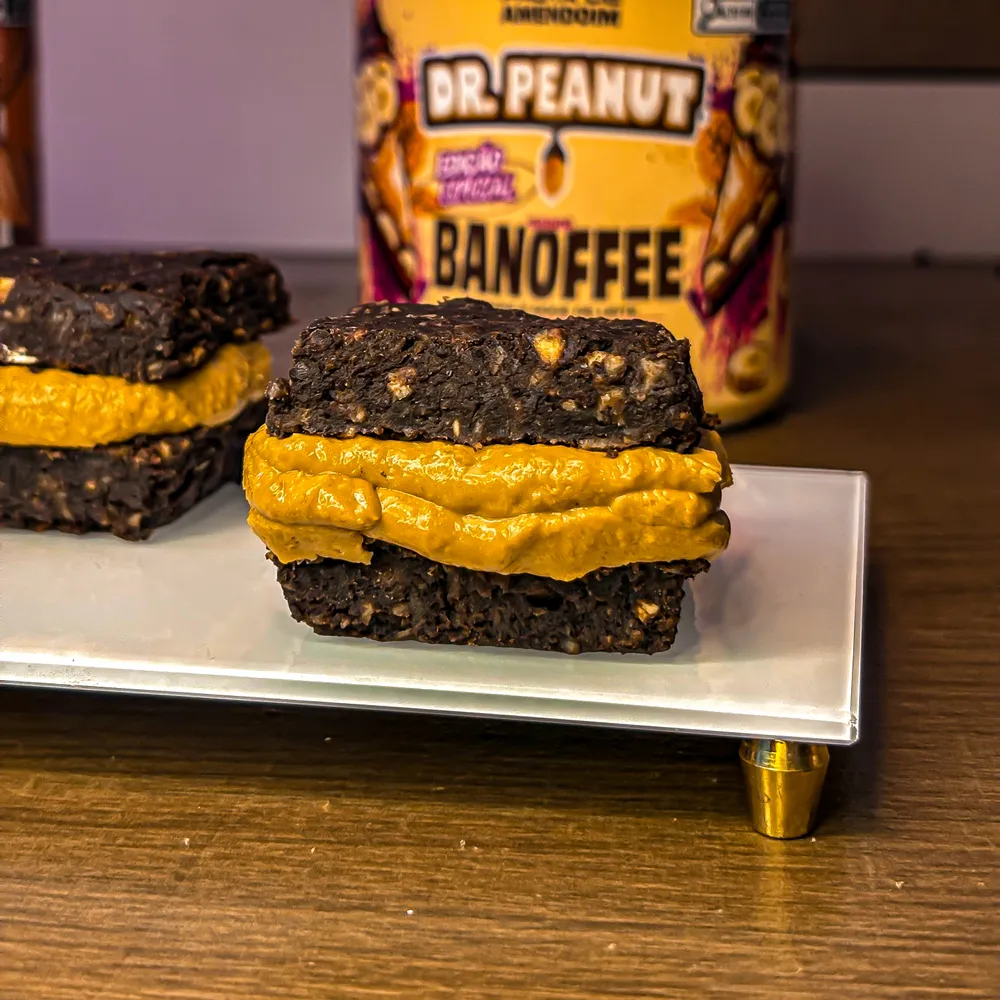Brownie de Aveia com Banoffee
