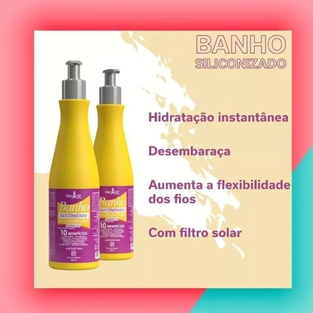 Banho siliconizado