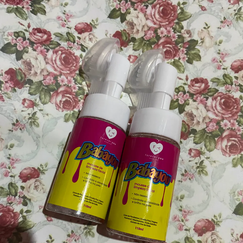 Mousse facial de limpeza 