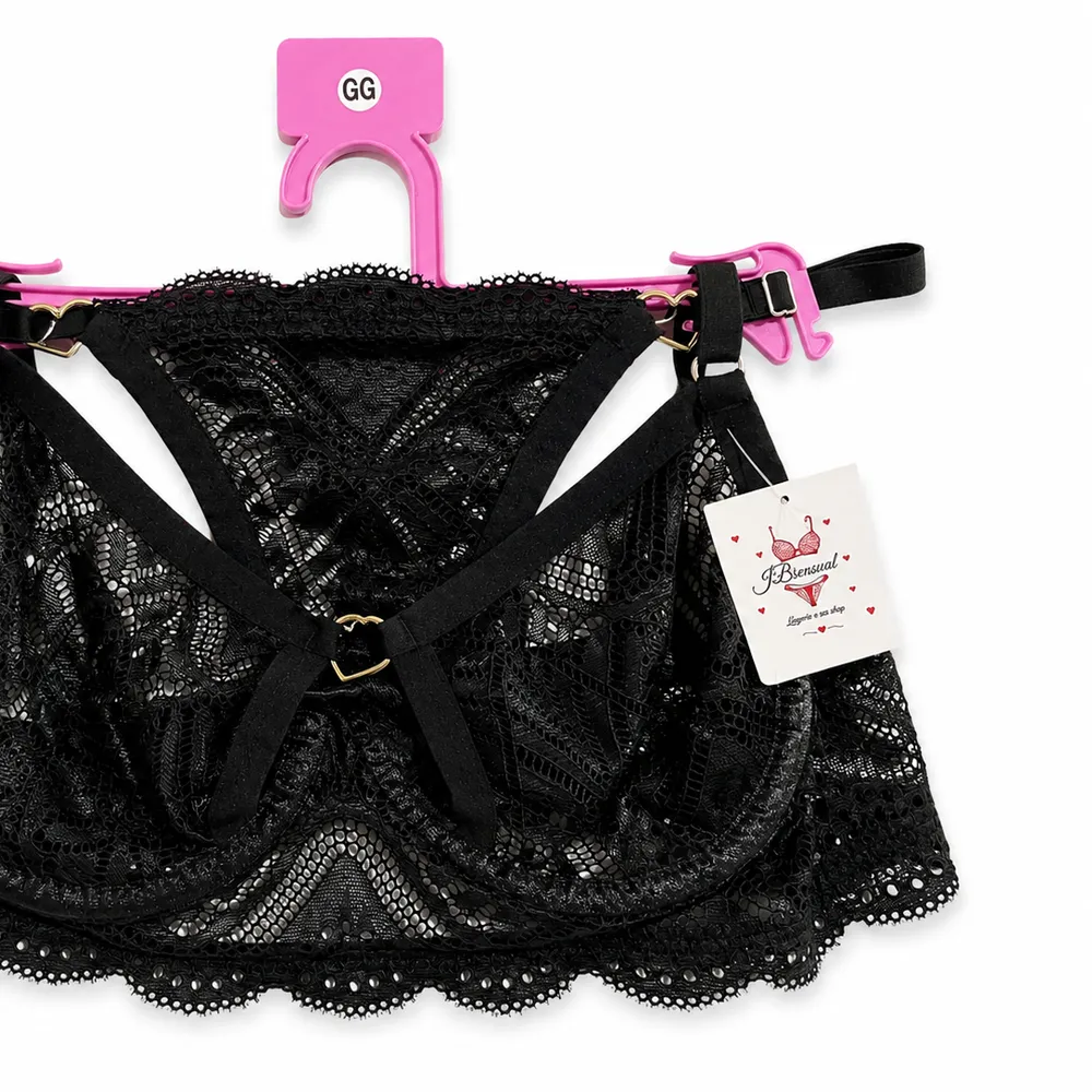 Conj Valentin's GG - Preto