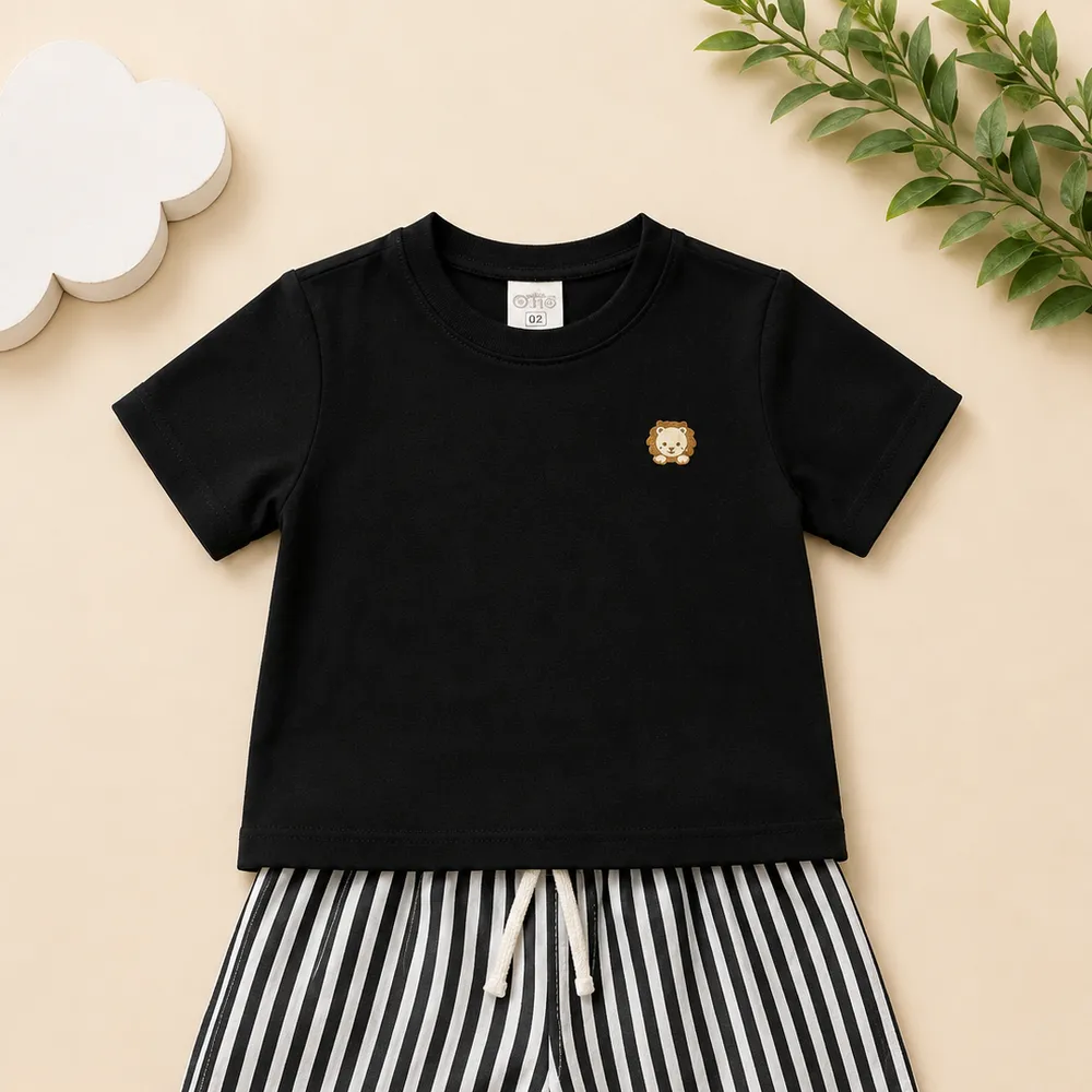Conjunto Igor kids preto 