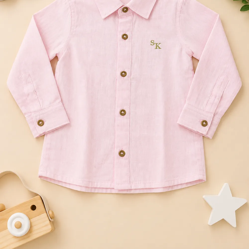 Camisa social manga longa 2 anos