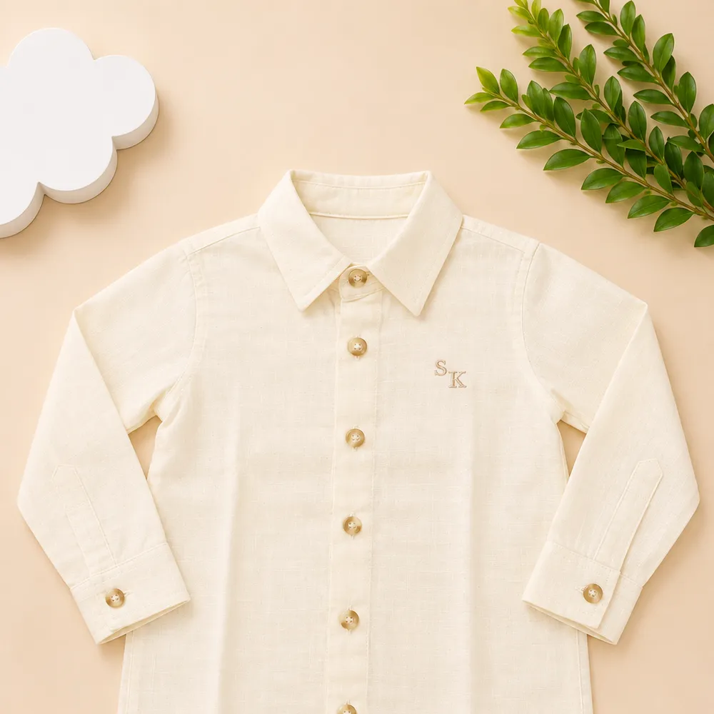 Camisa social manga longa 2 anos 