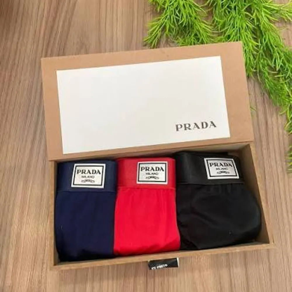 kit com 3 cueca da prada