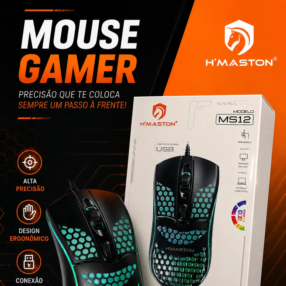 Mouse Gamer H’Maston MS12