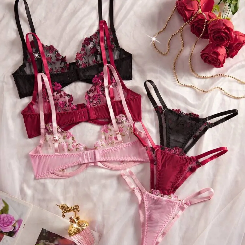 Conjunto de Lingerie sem bojo 