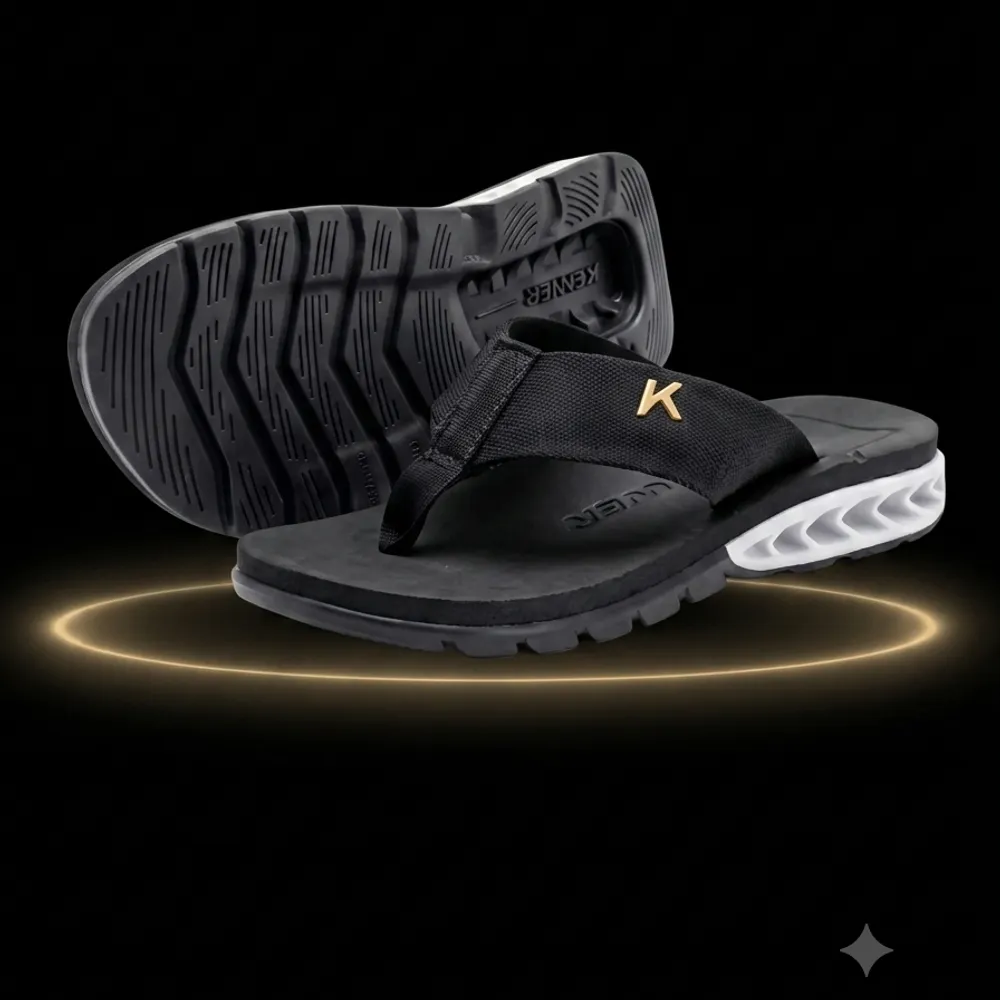 Chinelo (Preto/Branco)