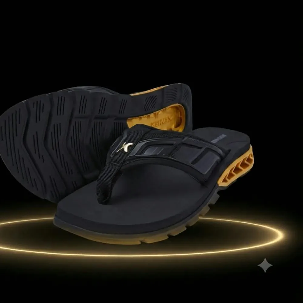 Chinelo (Preto/Dourado)