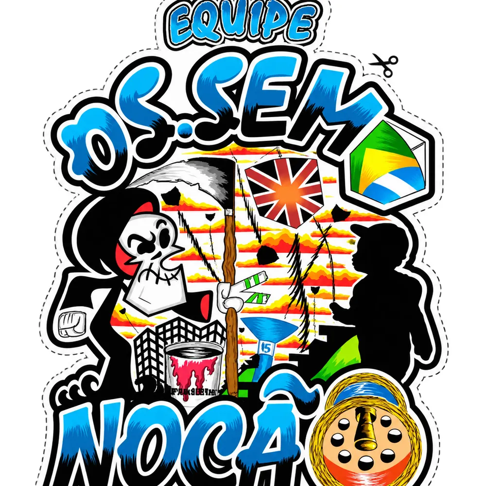 Adesivo OS SEM NOÇÃO
