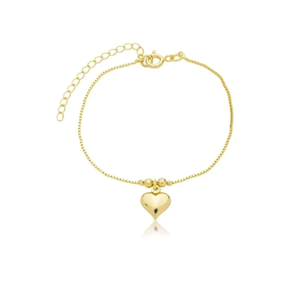 Pulseira infantil dourada 