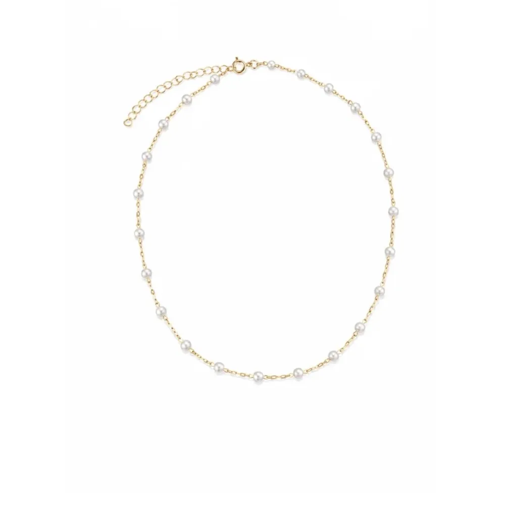 Colar choker dourada 