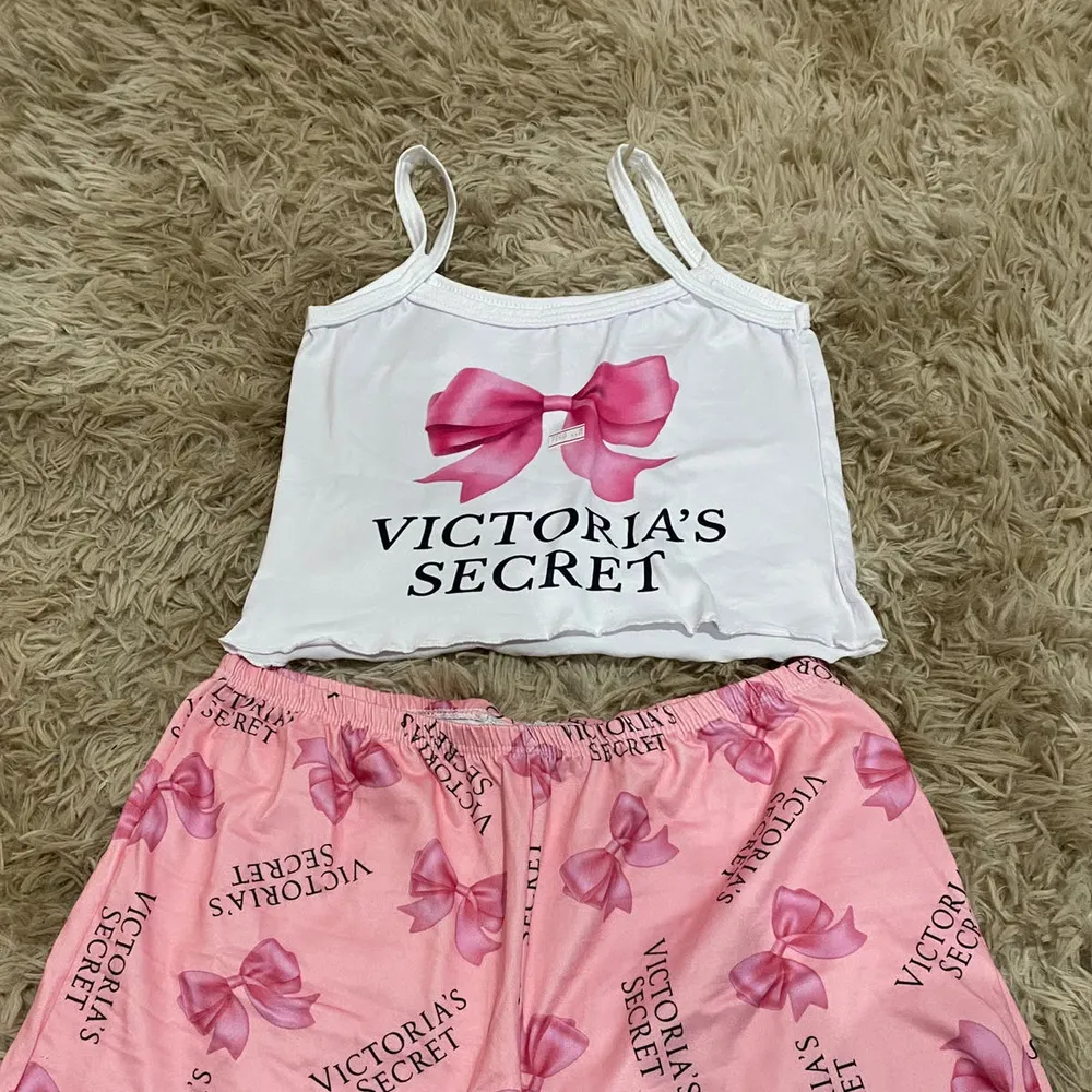 Pijama Victoria'Secret Laço  Verâo 2 Peças 