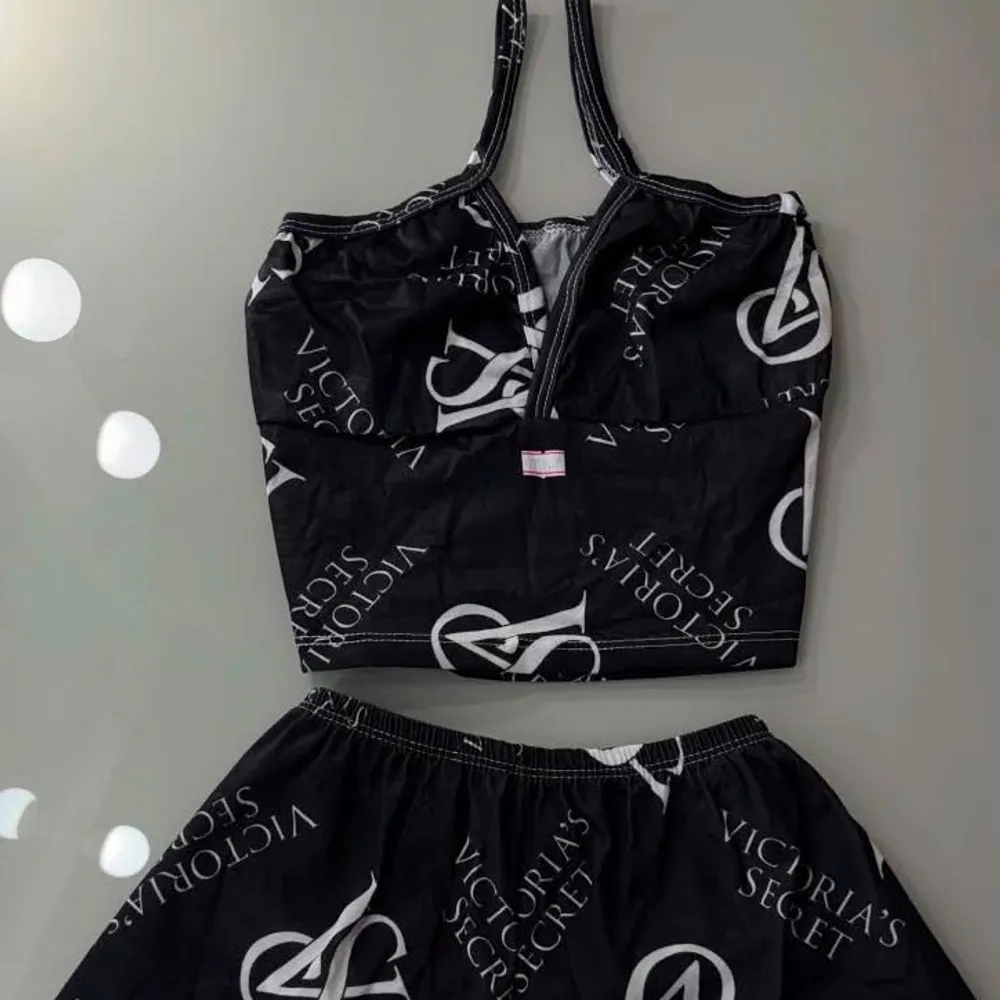 Pijama Victoria'Secret Verâo preto 2 Pecas 