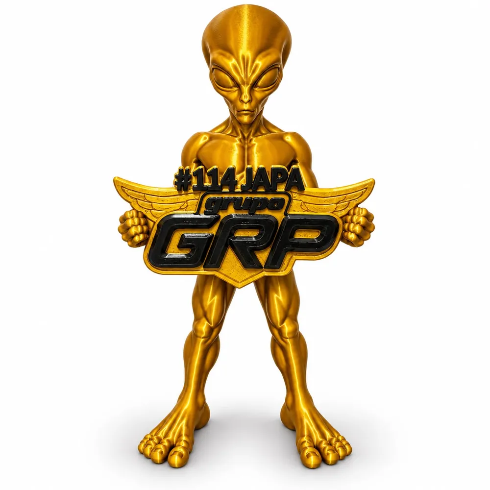 Boneco Alien Com Placa Personalizada