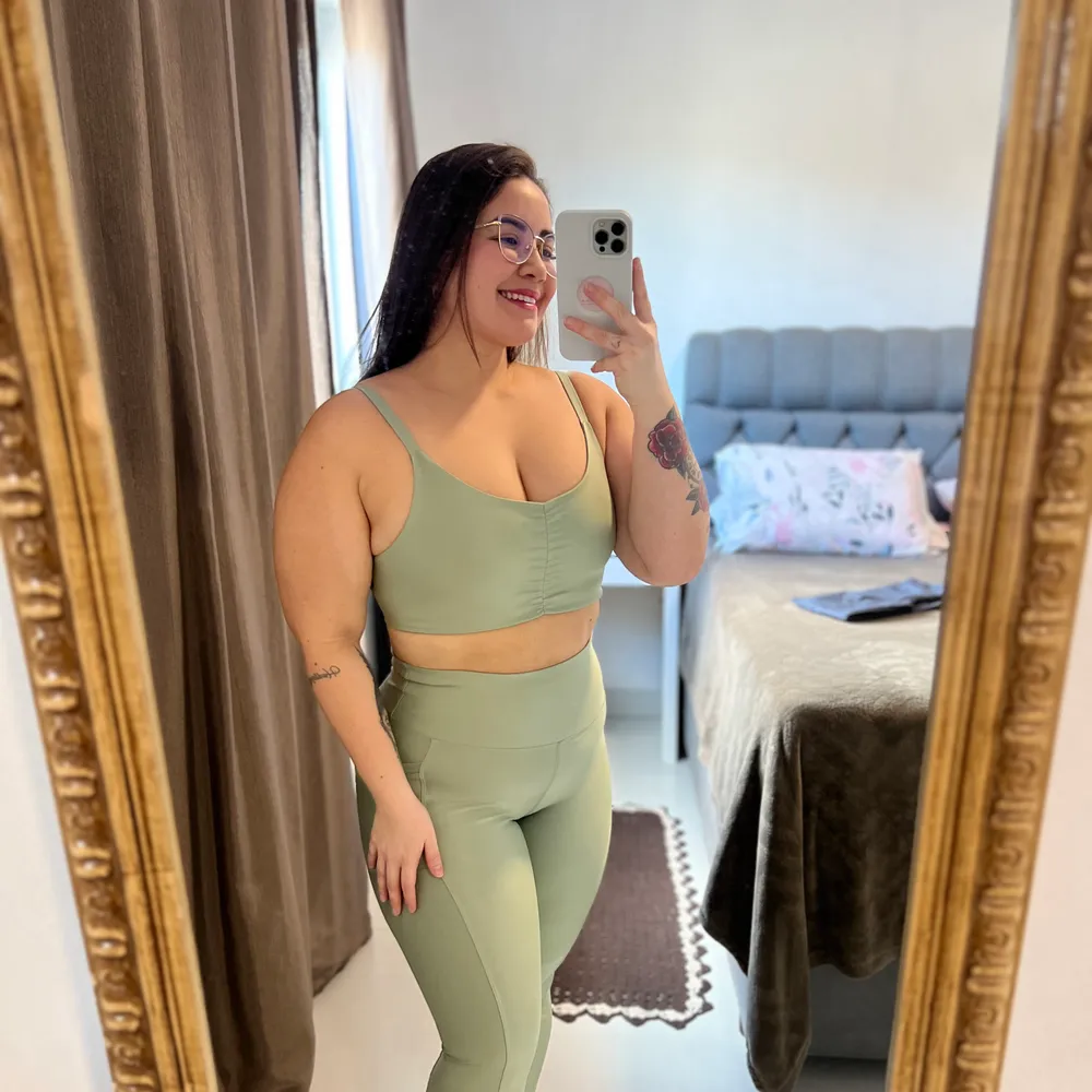Conjunto Legging Com Bolso Lateral G