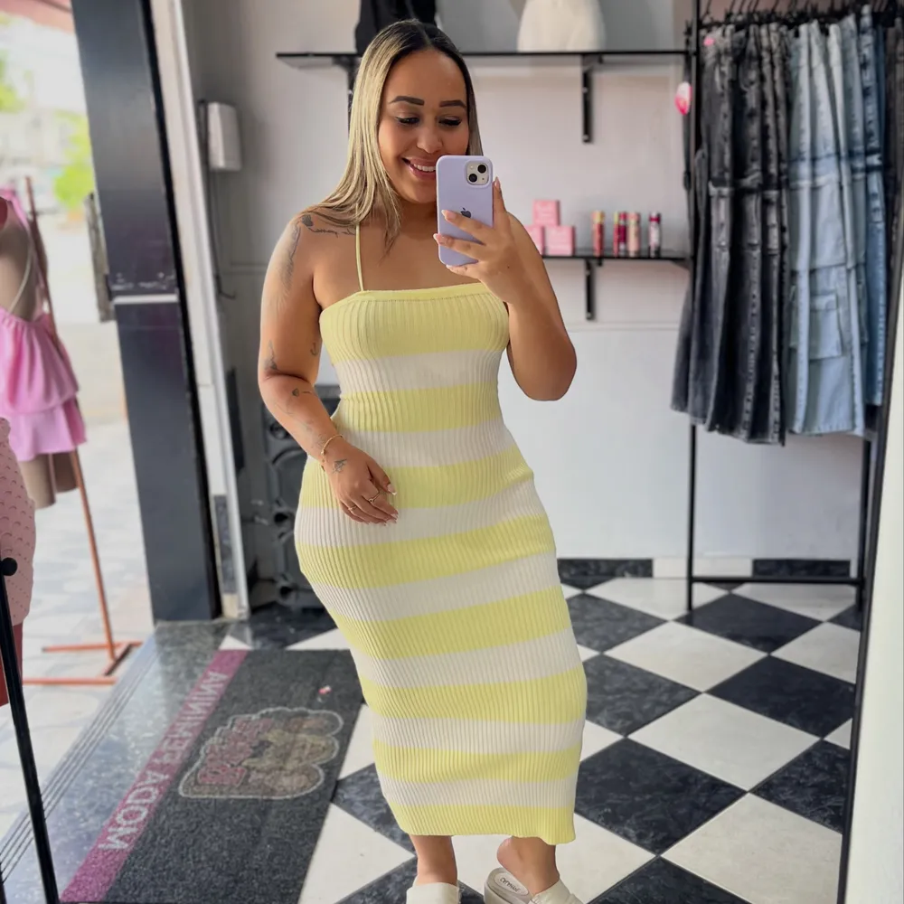 Vestido modal longo 